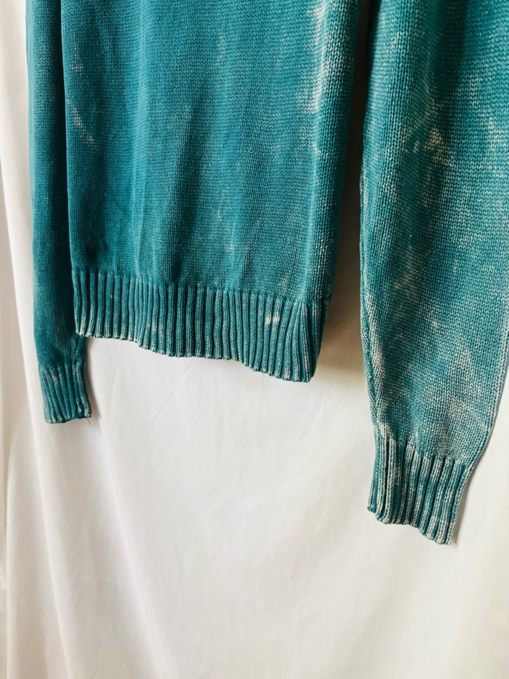 Vintage Men’s Store Knit Sweater Acid Wash - Picture 3 of 5